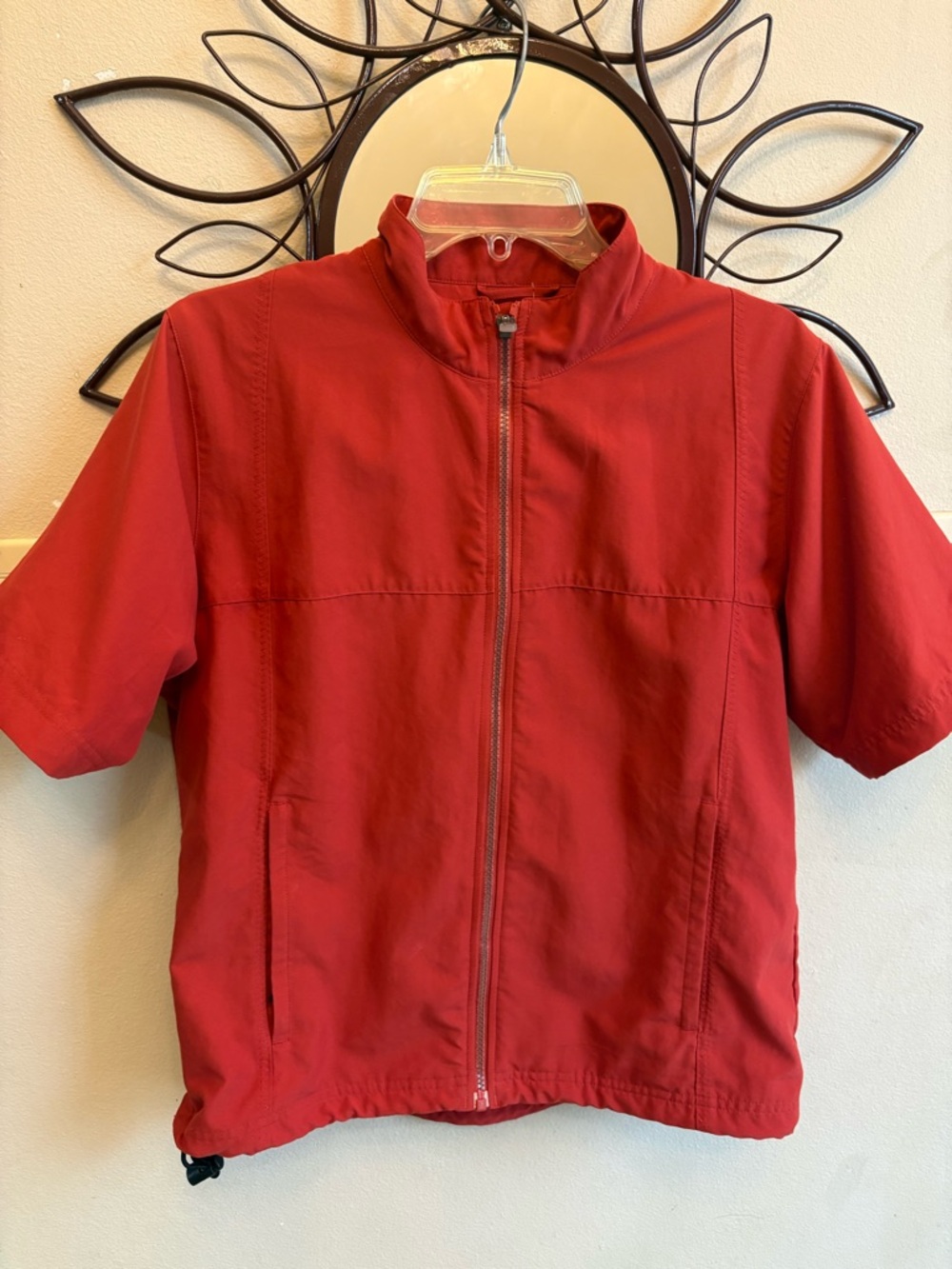 Adidas vintage high neck zip up
